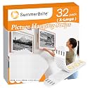 SummerBrite Removable Wall Picture Hangers, 16Pairs, Large, White