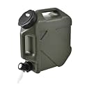 Large Plastic Camping Water Storage Jar with Water Despenser Tap & Faucet - Best for your Camping Needs, Picnic Water Bottle (10 Litre) (Army Green) (New Launch)