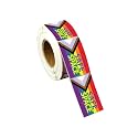 Large Rectangle Daniel Quasar Progress Pride Flag Safe Space Stickers - for Gay, Lesbian, Transgender, LGBTQ Awareness, Parades &amp; Events - (1 Roll - 250 Stickers)