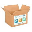 Large Shipping &amp; Moving Boxes 20"L x 16"W x 12"H (15-Pack) - Extra Strength 200 lb vs Regular - Corrugated Shipping Boxes for USPS/UPS/FEDEX - Cardboard Box Moving - Large Box by IDL Packaging