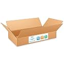 Large Shipping &amp; Moving Boxes 20"L x 12"W x 3"H (25-Pack) - Extra Strength 200 lb vs Regular - Corrugated Packing Boxes for Moving - Heavy-Duty Shipping Box Large by IDL Packaging