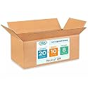 Large Shipping &amp; Moving Boxes 20"L x 10"W x 8"H (20-Pack) - Extra Strength 200 lb vs Regular - Corrugated Shipping Boxes for USPS/UPS/FEDEX - Large Moving Box - Cardboard Box by IDL Packaging