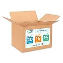Large Shipping &amp; Moving Boxes 20x16x14 inches (10-Pack) - Extra Strength 200 lb vs Regular - Corrugated Moving Boxes for USPS/UPS/FEDEX - Cardboard Moving Box - Box for Moving by IDL Packaging