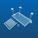 Large Turtle Docks Adjustable Hanging Basking Platform with Slip-Resistant Surface, Sturdy Construction for Aquatic Turtles, Easy to Install and Maintain(13'' x 6.9'')