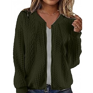 Larmliss Womens Zip Up Cardigan Sweater Hoodies