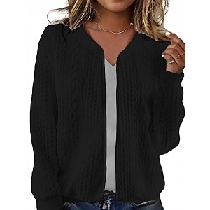 Womens Zip Up Cardigan Sweater Hoodies Long