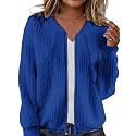 Women39s Zip Up Cardigan Sweater Hoodies Long
