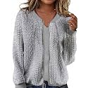 Larmliss Women39s Zip Up Cardigan Sweater Hoodies