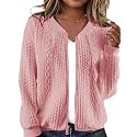 Larmliss Women39s Zip Up Cardigan Sweater Hoodies