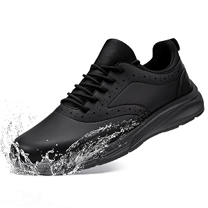 LARNMERN Mens Non Slip Chef Shoes Slip