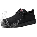LARNMERN Slip On Steel Toe Shoes Men Loafers Work Safety Tennis Sneakers
