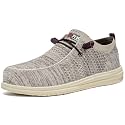 LARNMERN Slip On Steel Toe Shoes Men Loafers Work Safety Tennis Sneakers