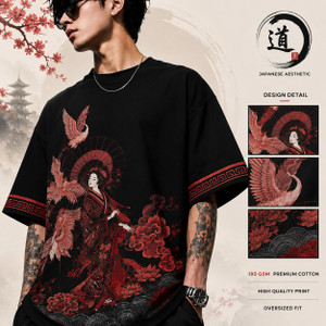 Larren Devis Graphic Print Men Round Neck