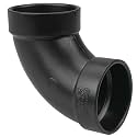 LaSalle Bristol 632250 1-1/4" ABS 1/4 Bend Elbow Fitting