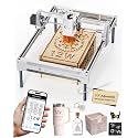 Laser Engraver 12W Laser Engraving Machine for Wood Metal Acrylic Glass Stone, DIY CNC Portable Laser Cutter 7.9" x 11.8" (Near A4) Offline Engraving Carverall K15 Pro Silvery, 12000mW, Class 1