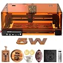 Laser Engraver 5.5W Enclosed 300×300mm Engraving Area Class 1 5500mW