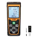 Laser Distance Meter, 262FT Rechargeable Rangefinder with LCD