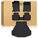 LASFIT Floor Mats &amp; Trunk Mat for Honda Accord 2013-2017 (Only Sedan)