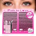 Lash Clusters Kit 560pcs 30D Wispy Lashes with Bond,Seal and Tweezers