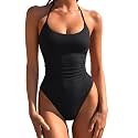 Womens One Piece Swimsuits Halter Bathing Suit