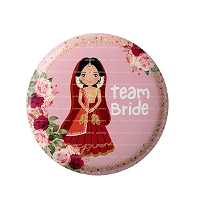 lastwave premium team bride wedding badges glossy finish wedding badges  wedding badges batches for family wedding amp reception party lswpr011
