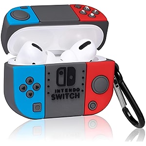 new cute 3d cartoon design cases compatible with apple airpods pro 2 case cover 360 full-body protective case shockproof skin cover nin-tendo