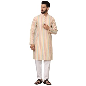 LATEST CHIKAN Mens Cotton Regular Premium Long