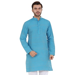 LATEST CHIKAN Mens Cotton Blend Regular Striped