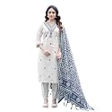 Latest Khadi Kurtaset With Khadi Silk Dupatta