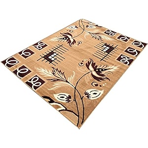 latest modern design rectangular carpet for your bedroom living room amp kitchen 6x8 feet beige