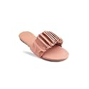 Latest Striped Ruffled Design Fancy Latest Flats