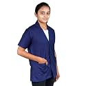 Lathiya. Lab Coat Half SleeveColor- Blue -XL