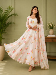 LATHIYATRENDS Anarkali Gown