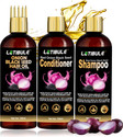 Latibule Onion Hair Care Kit With Onion Black Seed Hair Oil + Conditioner + Shampoo For Hair Growth With Anti Dandruff (1 Items in the set)