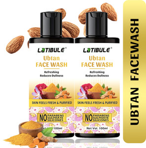 latibule ubtan for skin brightening and oily skin- tan removal pimple removing  men  women all skin types face wash