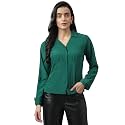 Latin Quarters Women Green Casual Solid Full