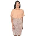 Latin Quarters Women Women Fit and Flare Orange Dress