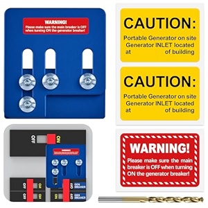 lating generator interlock for square d qo or homeline 150 or 200 a mp panels with 1 38 inches spacing new version blue
