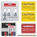LATING Generator Interlock for Square D QO or Homeline 150 or 200 Amp Panels with 1 3/8 Inches Spacing, New Version, Brushed Nickel
