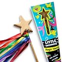 Lattooland Wooden Wizard Fairy Wand Toy for Kids | Magic Star Wand for Girls Boys | Pretend Play Toy for Imaginative Role Play | Best Birthday Return Gifts for Children