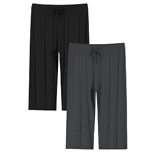 Latuza Womens Plus Size Capri Pajama Pants
