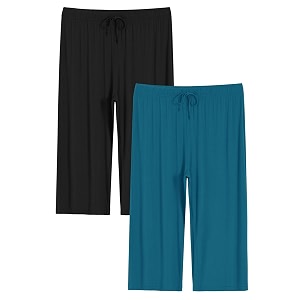 Latuza Womens Plus Size Capri Pajama Pants