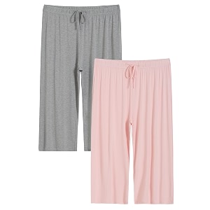 Latuza Womens Plus Size Capri Pajama Pants