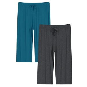 Latuza Womens Plus Size Capri Pajama Pants