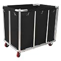 Laundry Cart with Wheels Commercial,400L Large Rolling Laundry Hamper