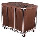 Laundry Cart with Wheels Commercial,400L Large Rolling Laundry Hamper