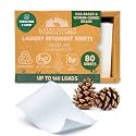 Laundry Detergent Sheets - Eco-Friendly, Up to 160 Loads, 80 Laundry Sheets
