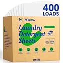 BellaLuce Laundry Detergent Sheets - Fragrance Free, 400 Loads