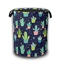 Laundry Hamper,Cactus Laundry Baskets,Waterproof Oxford Cloth Toy Storage for Bedroom,Bathroom,Nursery,16x20.8 Inch