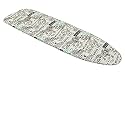 Laundry Solutions by Westex Travel Stamps Deluxe Triple Layer Extra-Thick Ironing Board Cover and Pad, 15" x 54", IB0328